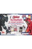 Activitati de alungat nerabdarea. Carte cu planse reutilizabile si carioca. Marvel. Avengers
