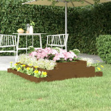 Cumpara ieftin Jardinieră, maro miere, 110x110x27 cm, lemn masiv de pin