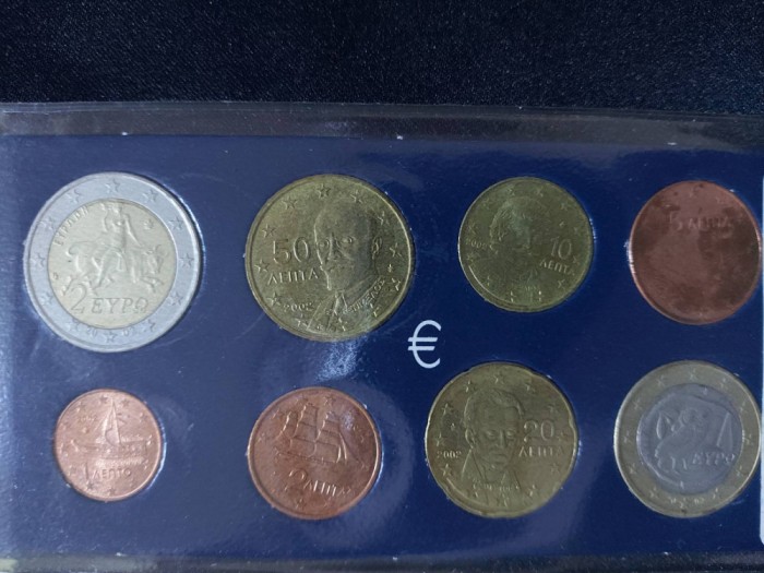 Euro set - Grecia 2002 , UNC