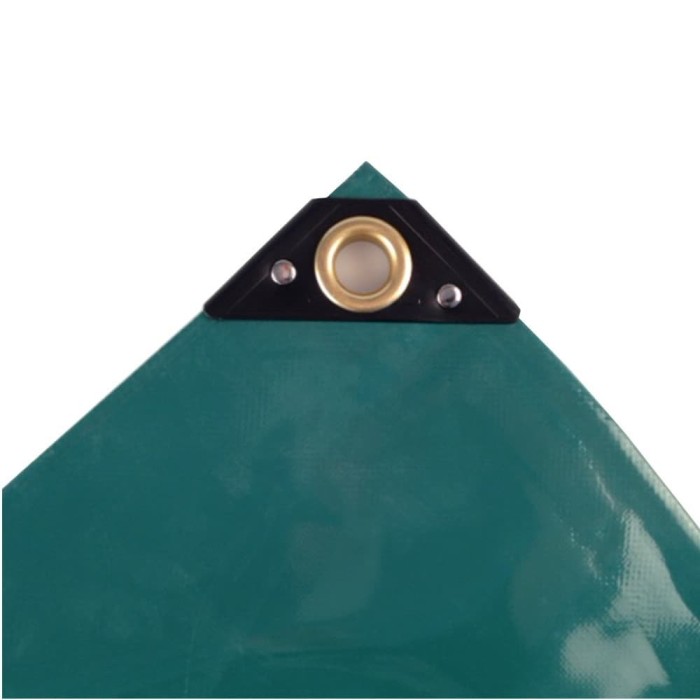 Prelată de protecție verde, 4x8m, 650 g/m&sup2;, PVC