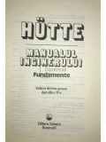 Hutte - Manualul inginerului. Fundamente (editia 1995)