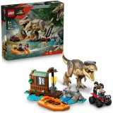 LEGO&reg; Jurassic World - Evadare pe rau din calea unui T. rex 76975, 199 piese