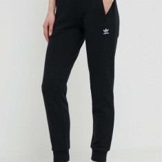 adidas Originals pantaloni de trening din bumbac culoarea negru, uni IA6479