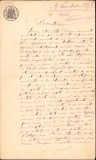 A2734N Declarație ipotecă, 1893, Pitești, Tribunalul județului Argeș