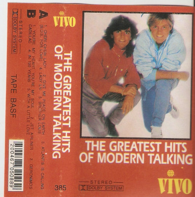 Casetă audio Modern Talking &amp;ndash; The Greatest Hits Of Modern Talking foto