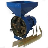Moara Cereale IdeallStore&reg;, 3.5kW, Uruitor cu Ciocanele Stiuleti, 180kg/h + 3 Site Granulatie Diferita, Albastru
