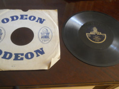 Placa patefon/gramofon Odeon- Foxtrot ,in coperti originale, foto