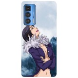 Husa compatibila cu Motorola G20 model Merlin 7 Deadly Sins, Silicon, TPU, Viceversa, Transparent, Carcasa