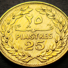 Moneda exotica 25 PIASTRES - LIBAN, anul 1972 * cod 2375