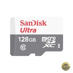 Card Memorie microSDXC SanDisk Ultra 128Gb Clasa 10 SDSQUNR-128G-GN6MN