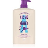 Aussie Miracle Moist sampon hidratant pentru păr uscat și deteriorat 1000 ml