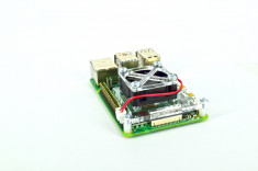 Suport Pentru Montare Ventilator Pe Raspberry Pi 4 (Transparent) foto