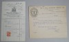 2 documente englezesti din 1904 si 1922