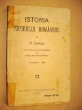 B247-N. Iorga-Istoria poporului romanesc 1927-Manual Scolar vechi 1927- vol. 3.