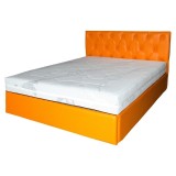 Saltea ortopedica, Saturn Memory Plus Comfort 90x190x20cm, cu spuma poliuretanica HR, memory foam 4 cm, husa detasabila tricot, hipoalergenica, fermit