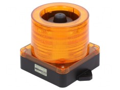 Semnalizator Luminos și Acustic LED Ambră 10-30VDC IP66