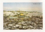 FA129 -Carte Postala- ISRAEL - Jerusalem. Covered with snow, necirculata