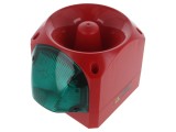 Semnalizator luminos și acustic KLAXON 110/230VAC LED roșu IP66