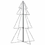 Cumpara ieftin Brad Craciun conic, 78x120 cm, 160 LED-uri, interior &amp; exterior