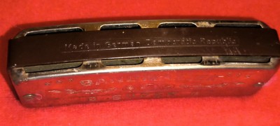 MUZICUTA HARMONICA C- VINTAGE &amp;quot;BANDMASTER SUPER&amp;quot; Made in GDR - DDR from 1960-70&amp;#039; foto