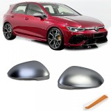 Capace oglinzi argintii mate pentru &icirc;nlocuire, potrivite pentru VW Golf 8 + ID.3 cu asistenta la mentinerea benzii Performance AutoTuning