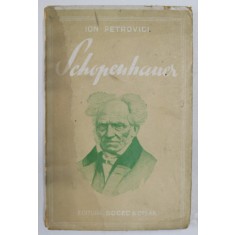 SCHOPENHAUER de ION PETROVICI *PREZINTA HALOURI DE APA