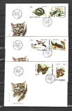 ROMANIA 1993 - FAUNA PROTEJATA, FDC - LP 1317