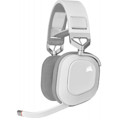Corsair HS80 RGB Wireless Headset, White foto