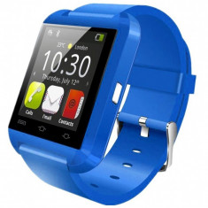 Smartwatch iUni U8+, BT, LCD 1.44 inch, Notificari, Albastru foto