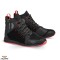 Ghete pentru scuter - motocicleta Urban barbati All Season Ixon model Freaky WP MS culoare: negru/rosu/alb (100% waterproof) 41