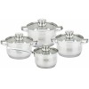 Set Oale Inox Bohmann 8 Piese, Capace, Inductie, Baza Capsulata, 2.1-5.1L