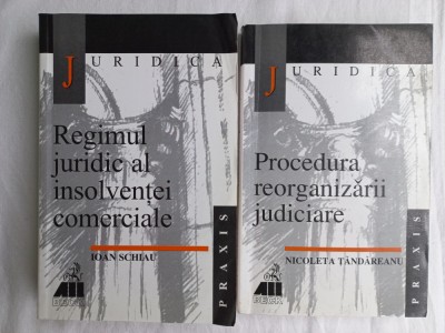 IOAN SCHIAU- REGIMUL JURIDIC AL INSOLVENTEI COMERCIALE+ PROCEDURA REORGANIZARII foto