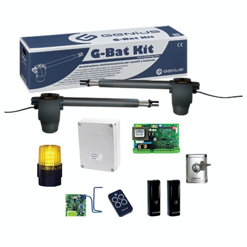 Kit automatizare poarta batanta G-BAT 300, 2x2.5m - GENIUS G-BAT300-51701271-KIT