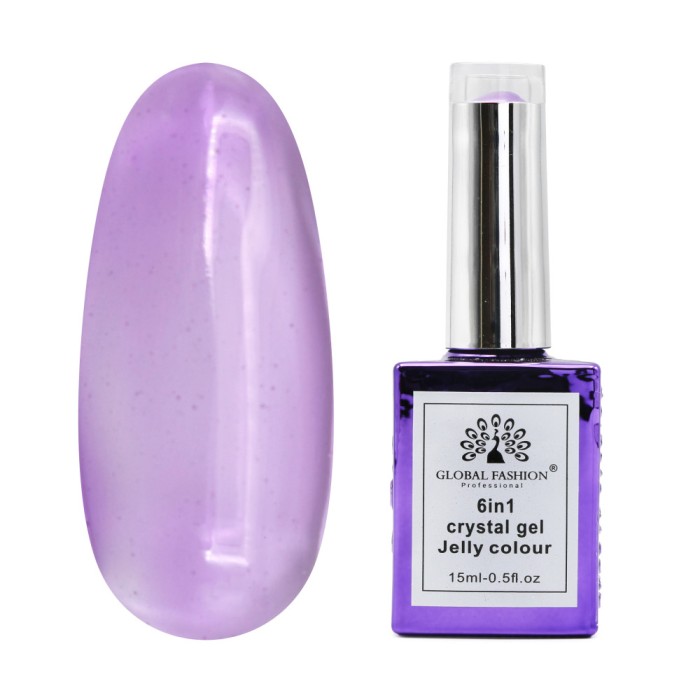 Cristal Gel pentru construcție Gel 6 &icirc;n 1, Jelly Colour Gel, 15 ml, 6606