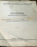 0001R. Statutul cooperativei de consum Bucuresti 1938