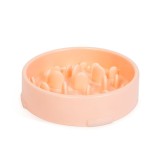 Bol pentru hranire lenta Yummie, 200 x 178 x 50 mm, silicon, Roz