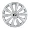 Set 4 Capace Roti, potrivite jantelor de R16, pentru Renault, model delta cromat