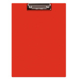 Clipboard Dublu A5, Plastifiat Pvc, Q-connect - Rosu