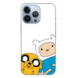 Husa compatibila cu Apple iPhone 13 Pro Silicon Gel Tpu Model Finn and Jake Tongues