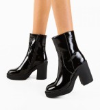 Cumpara ieftin Botine dama Justice Negre 3