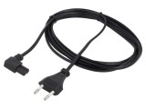 Cablu Alimentare 2x0,75mm2 CEE 7/16 la IEC C7 PVC