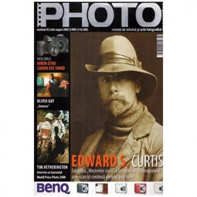 - Photo Magazine - Revista de tehnica si arta fotografica - Numarul 36 - Edward S. Curtis - 114495 foto