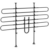 PawHut Grilă de separare pentru mașină pentru c&acirc;ine reglabilă, lățime : 87-135 cm, &icirc;nălțime : 85-120 cm, barieră de siguranță universală din oțel, pen