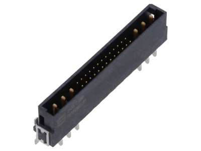 Conector PCB-PCB tată 32 pini, 90&amp;deg; foto