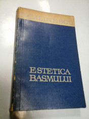 ESTETICA BASMULUI - GEORGE CALINESCU foto