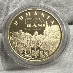 50 Bani 2019 PROOF, Alama, Romania, Ferdinand I Intregitorul