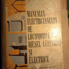 Manualul electricianului de locomotive diesel electrice,Virgil jidveianu
