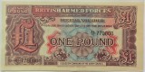 BANCNOTA MILITARA 1 POUND - MAREA BRITANIE, anul 1948 *cod 747 B SERIE SPECIALA