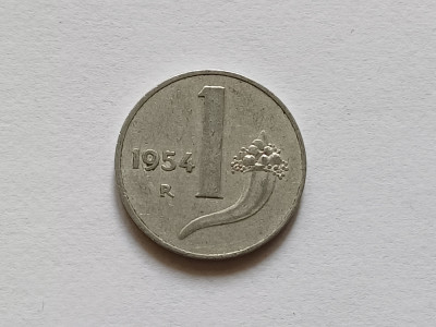 Italia -1 lira 1954 foto