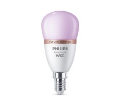 Bec LED RGB inteligent Philips Bulb P45, Wi-Fi, Bluetooth, E14 ,4.9W(40W), 470 foto